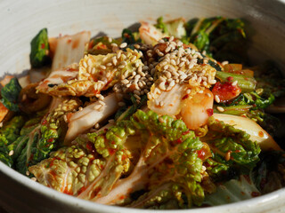 한국의 전통음식 김치, 겉절이 
