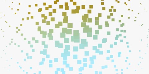 Light Blue, Yellow vector layout with lines, rectangles.