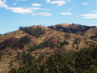 Fototapeta na wymiar Mountain View in Ecuador