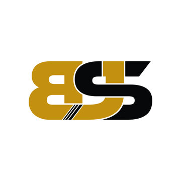 BSJ letter monogram logo design vector