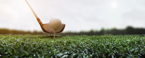 Fototapete Rund playing golf on a beautiful field © Jess rodriguez