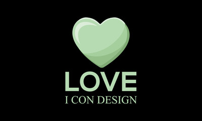 Obraz premium i love my valentine icon design.