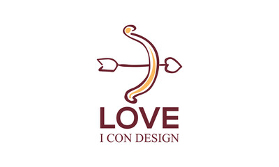 Fototapeta premium love sign i con design.