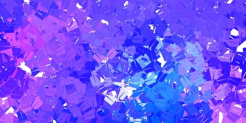 Light purple vector triangle mosaic wallpaper.