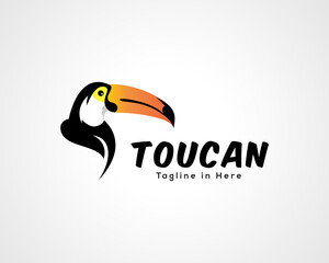 toucan bird head art vector logo design inspiration illustration © ShiipArts