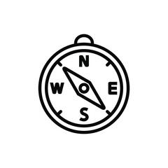Navigation compass icon