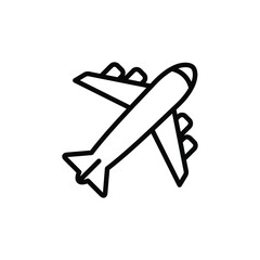 Travel plane icon