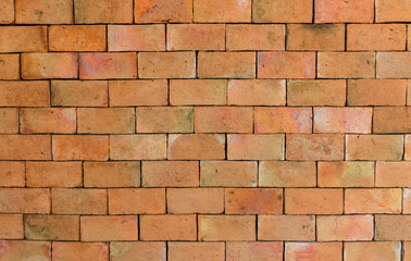 Old red brick wall texture. Home or office design backdrop. Old brick wall surface. abstract old brown brick wall texture background