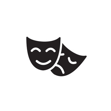 theatre icon symbol sign vector