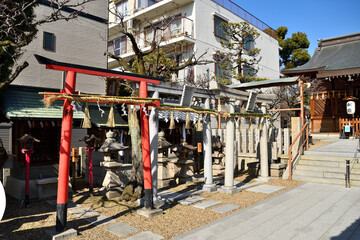 Fototapeta na wymiar 日本の神社の風景