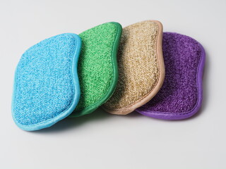 double sided nylon thread washing sponge for kitchen.powerful agent for fighting grease and dirt...