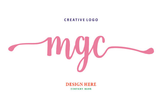 MGC lettering logo is simple, easy to understand and authoritative