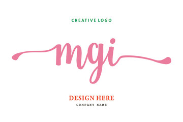 MGI lettering logo is simple, easy to understand and authoritative