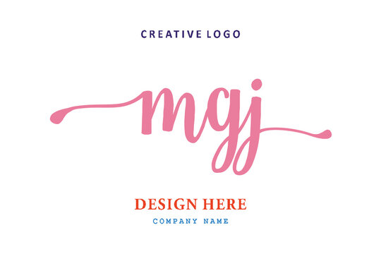 MGJ lettering logo is simple, easy to understand and authoritative