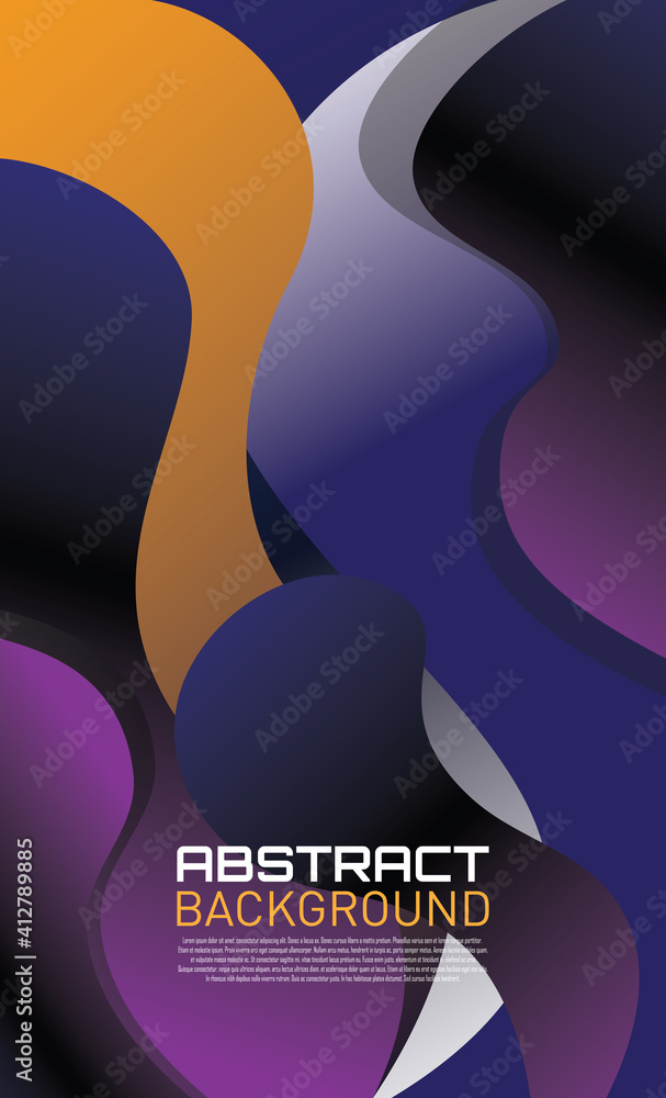Poster abstract gradient background. background for landing page