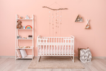 Stylish interior of modern children's room