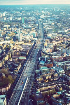 High Angle View From The Top Of The Shard