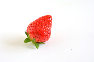 Strawberries on a white background　