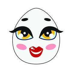 funny face with smile