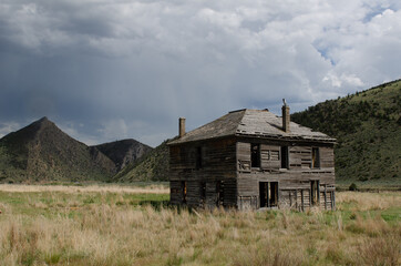 Montana old Town, copper mines, western towns