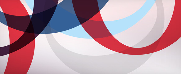 Ring geometric shapes, o letter repetition wallpaper. Abstract background for business or technology presentations, internet posters or web brochure covers