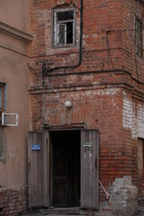 old building brown european