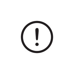 attention icon symbol sign vector