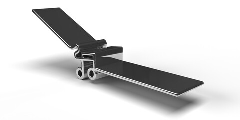 3D Render Music Notes 3D illustration Design.