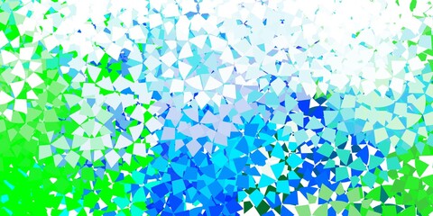 Light blue vector backdrop with lines, triangles.