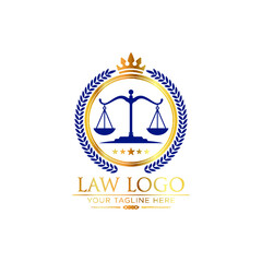 attorney and law logo. modern design