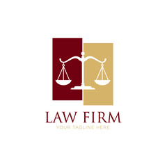attorney and law logo. modern design