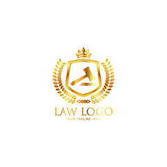 attorney and law logo. modern design