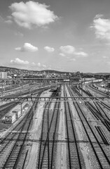 Bahngeleise beim Hauptbahnhof Z&uuml;rich