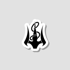 Initial Letter S Logo Sticker