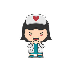 cute female doctor character