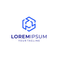 letter T hexagon logo vector modern sophisticated simple design concepts