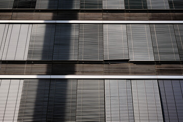 Roller blind of a built