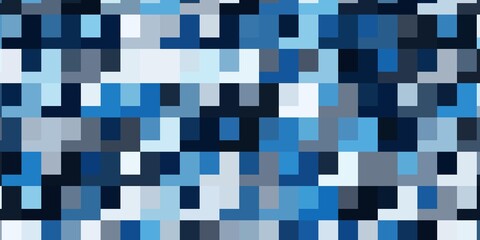 Light BLUE vector background with rectangles.