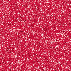 Glitter seamless pattern in red colors for Valentine's day design projects. Vector sparkle wrapper background.