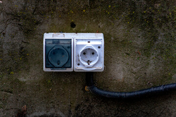 socket for free charging the phone.   life-threatening socket