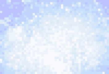 Blue and white background. Art pixel art. Blue and pink texture.
