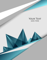 vector modern cover template