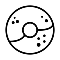 Bakery products icon vector. bake illustration sign. cake symbol.