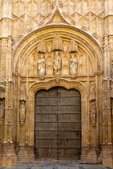Fototapeta premium detail view of a door of the Diocese of Cordoba