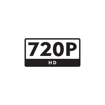 720p icon symbol sign vector