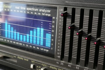 audio mixing board