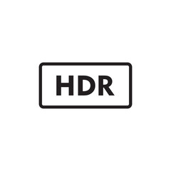 hdr icon symbol sign vector
