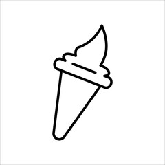 Ice Cream Icon Design Vector Template