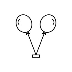 Balloon Icon Design Vector Illustration