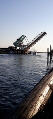 Obraz premium Græshoppebroen in Karrebæksminde, Denmark